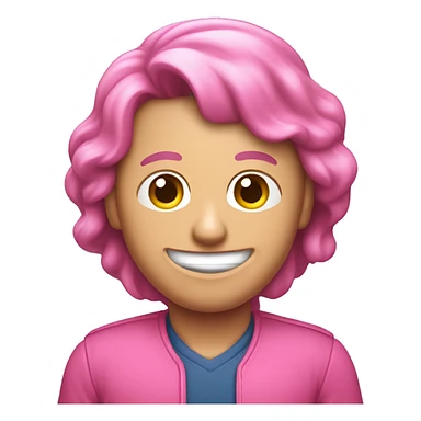 gerar emoji de um frasco de condicionador rosa sticker