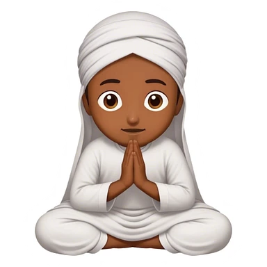 Muslim doing Sujood sticker