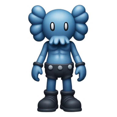 kaws toy sticker