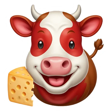 Laughing cow sticker