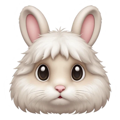 Emotional bunny sticker