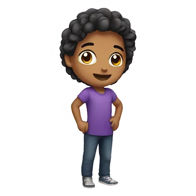 Corazón violeta  sticker