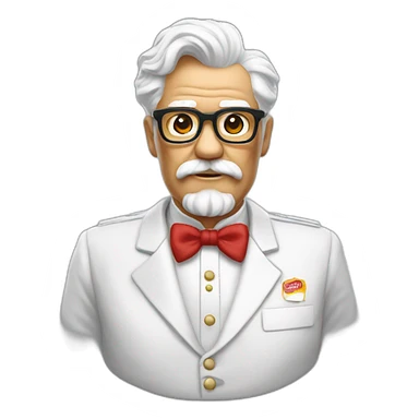 colonel sanders sticker