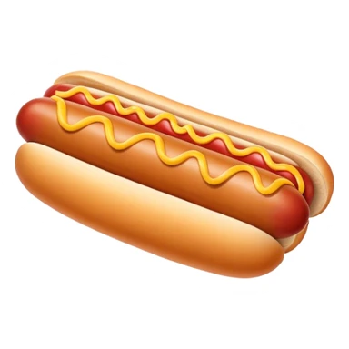 Thick hotdog sticker
