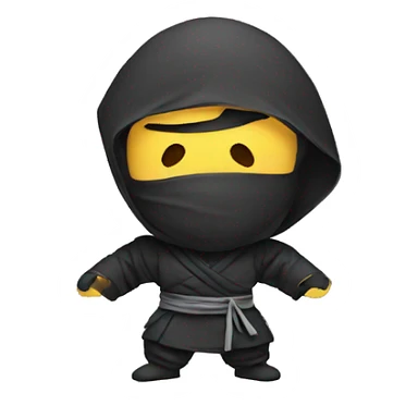 confused ninja sticker