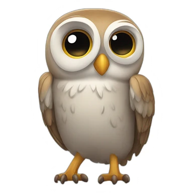 Owl facepalm sticker
