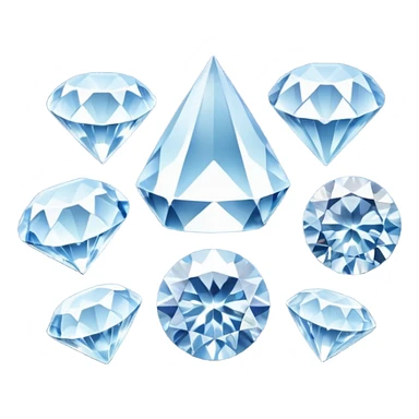 shiny diamonds closely together sticker