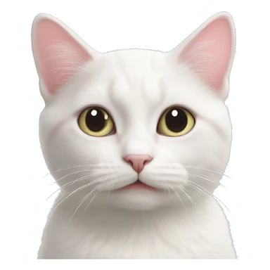 White cat ballet pink pastel sticker