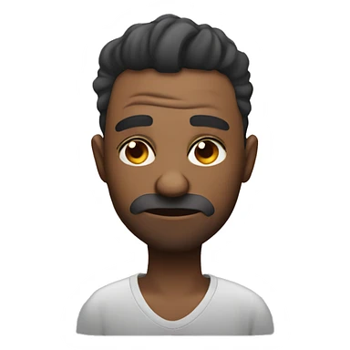 Hungover empji sticker