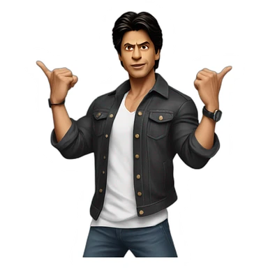 Shahrukh khan spreading his arms sticker