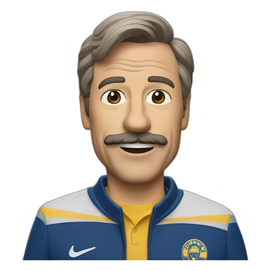 coach ted lasso sticker
