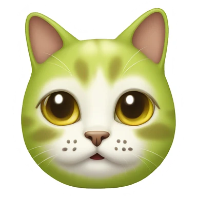 pear cat sticker