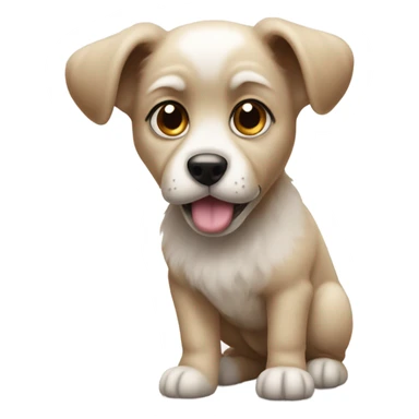 Dog baby sticker