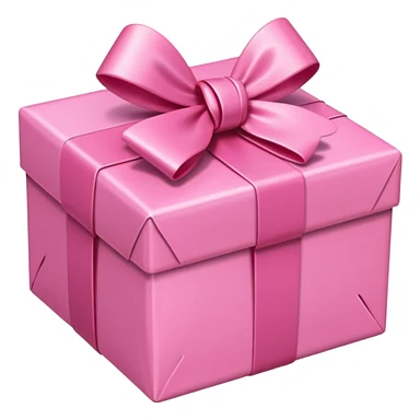pink gift wrap sticker