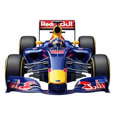 a 2010 Red Bull Formula 1 car sticker