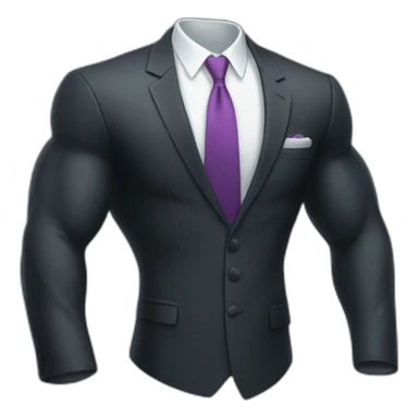 suit muscle sticker