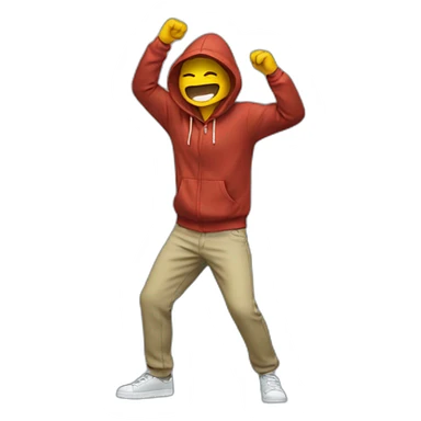 Personne qui dab sticker