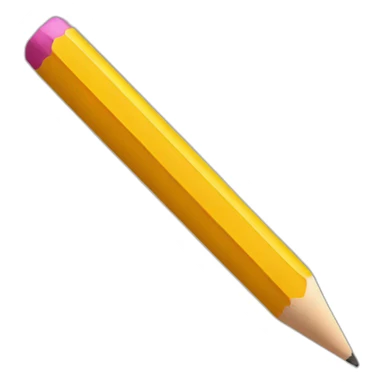 Big pencil sticker