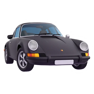 classic Porsche 911 sticker