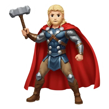 Thor full body sticker