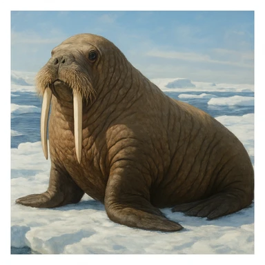 Walrus sticker