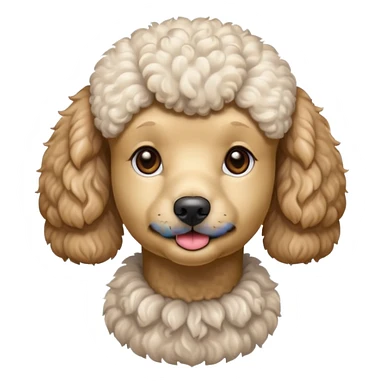 Poodle in sauna sticker