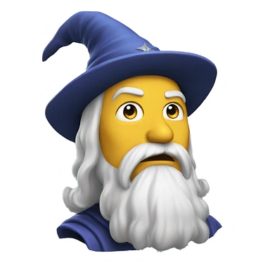 A wizard blasting sticker