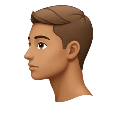 side profile side eye sticker