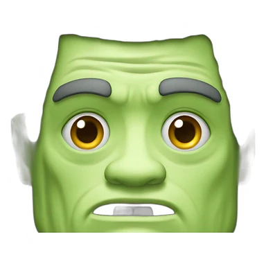 Frankenstein beast dandy sticker