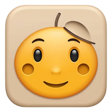 Realistic work  with neutral color sticker