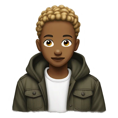 boondocks Riley Christmas ￼ sticker