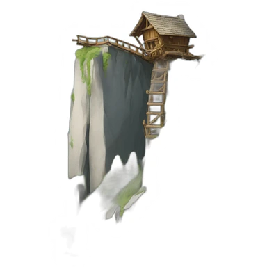 Catapulte sur une montagne sticker