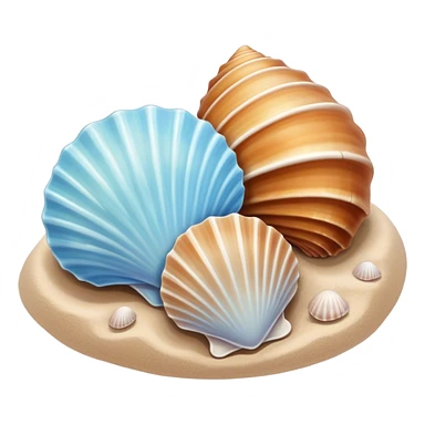 aesthetic seashells sticker