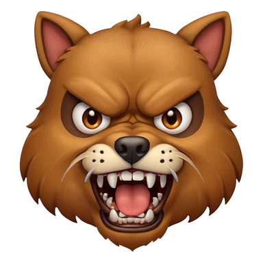 angry dog sticker