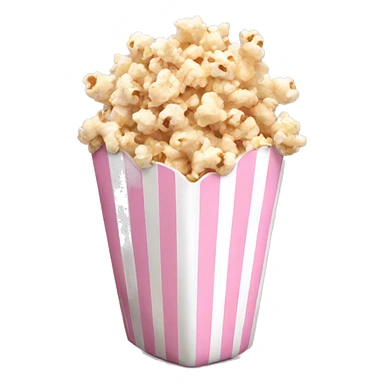 Light pink popcorn sticker