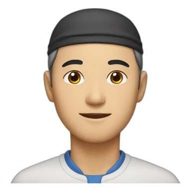 Muslim Korean man sticker