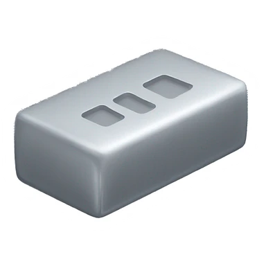 silver BAR gray sticker