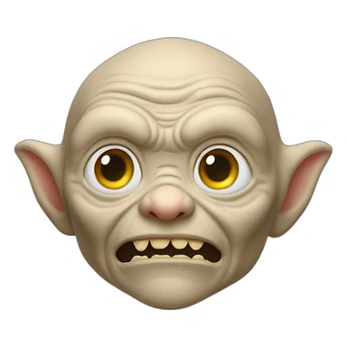 Golum charm sticker