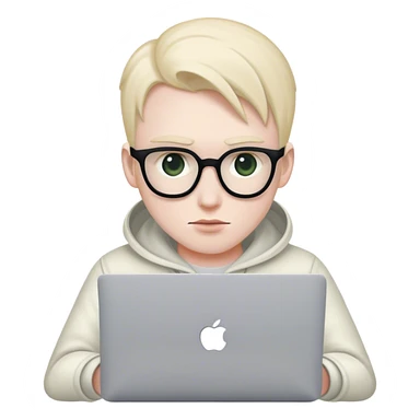 hackeur blanc macbook sticker