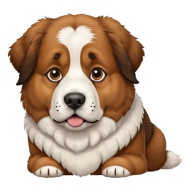St. Bernard/Scottish Shepherd dog sticker