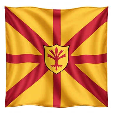 Bandiera della catalunya dimensione 64x64 sticker