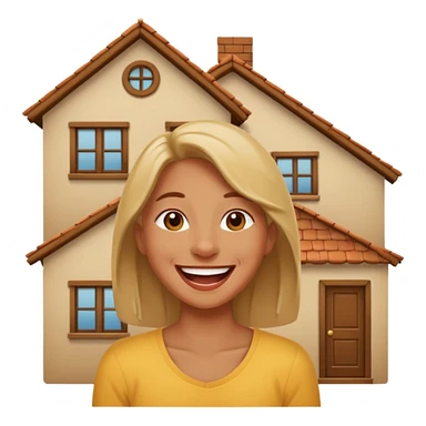 Inside my house laughing sticker