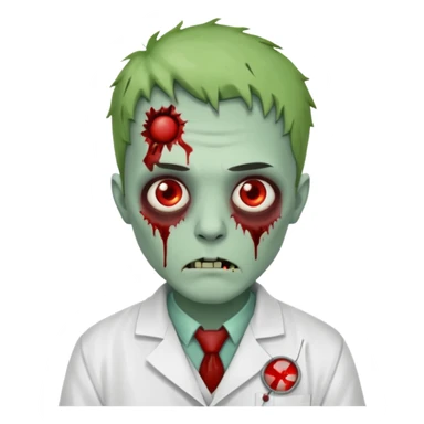zombie doctor  sticker