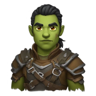 Bi-sexual half-orc ranger sticker