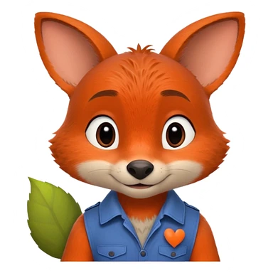 Nick Zootopia enamorado sticker