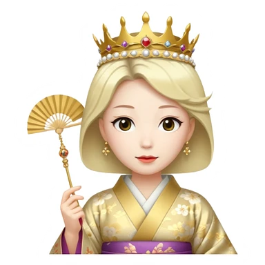 Japanese Queen sticker