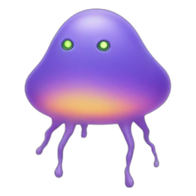 mystical blob with legs sticker
