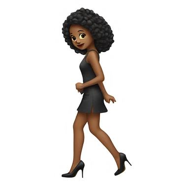 girl in heels sticker