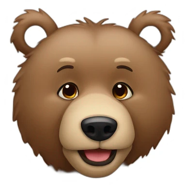 Bear saying Veronica sticker