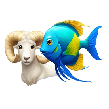 Acuario and aries  sticker